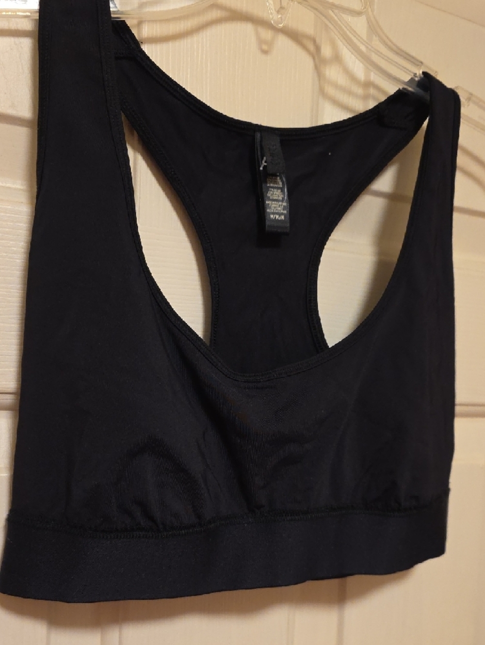 SKIMS Black Racerback Bralette Size M New Without Tags - Picture 3 of 4